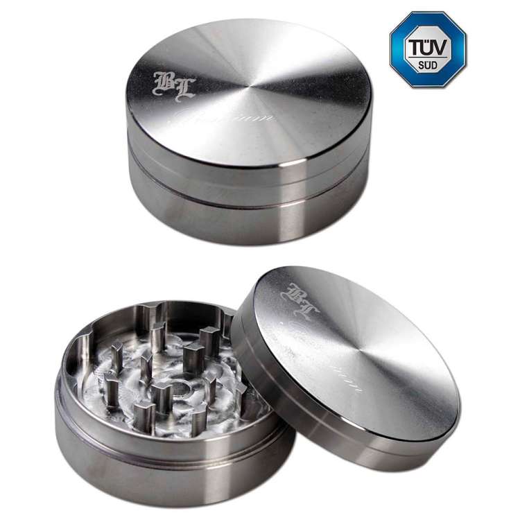 Edelstahlgrinder 2-teilig 39mm