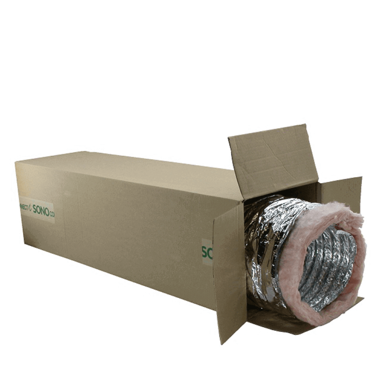 Sonoconnect 10m flexibler Aluschlauch schalldicht, 127mm