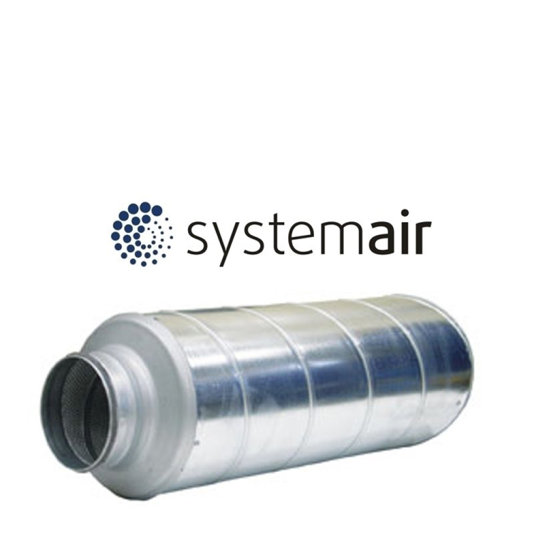 Systemair Schalldämmer 125mm