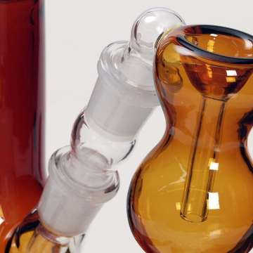 Black Leaf Icebong Percolator 'Flaming Skull'