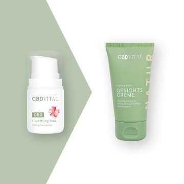 CBD Vital Gesichtscreme beu inreiner Haut