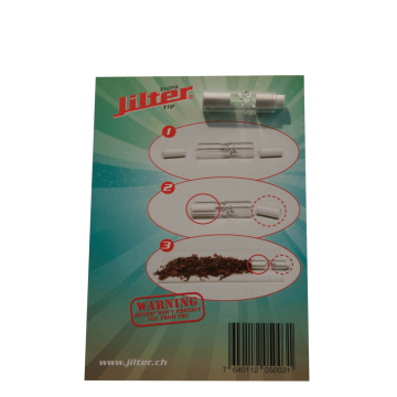 Jilter XL Glaspipe Glass Tip mit Packung